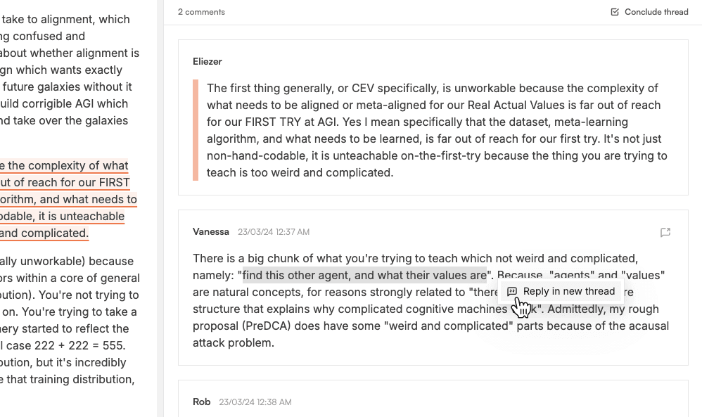 The best way to have complex discussions — CQ2